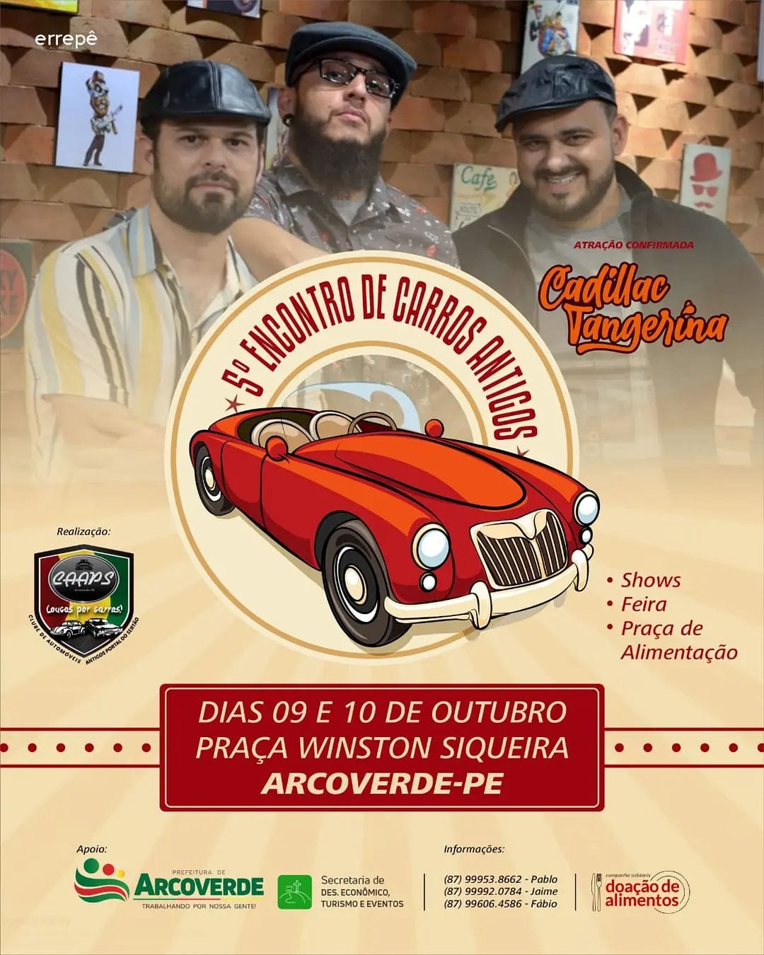 5º Encontro de Carros Antigos - 08/2021